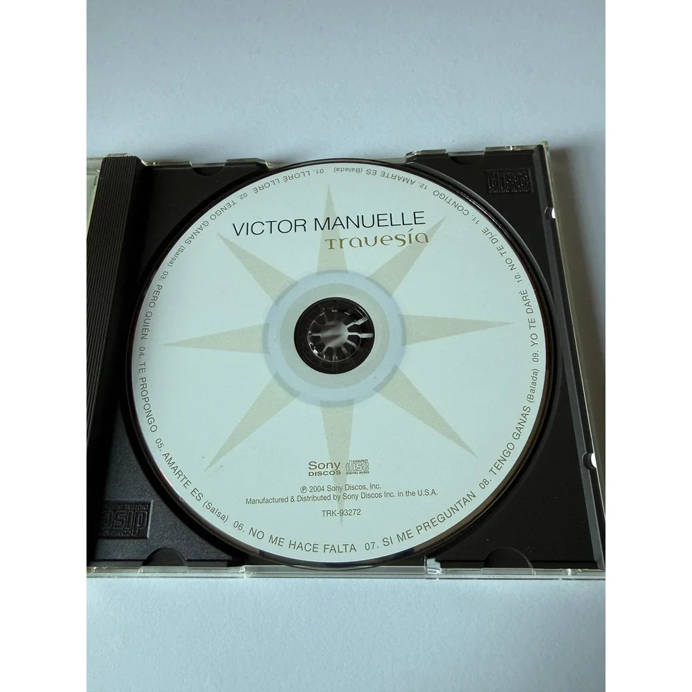 Victor Manuelle Solo Contigo CD 1994 Sony Tropical Salsa Latin Music Album